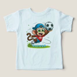 Jugador de fútbol de monos Cute