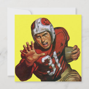 Jugador de fútbol de vintage deportivo número 31