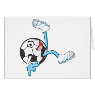 Jugador de fútbol en actitud del retroceso de