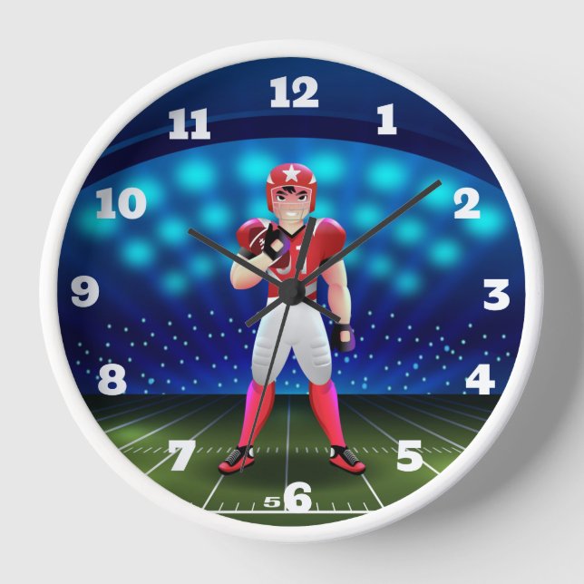 Jugador de fútbol en el reloj de campaña (Anverso)
