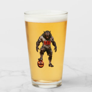Jugador de Fútbol Hombre Lobo Arte de Terror de Ha