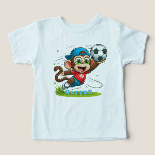 Jugador de Fútbol Mono Adorable