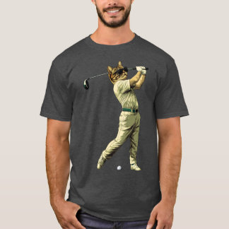Jugador de golf / Camiseta de gato de golf