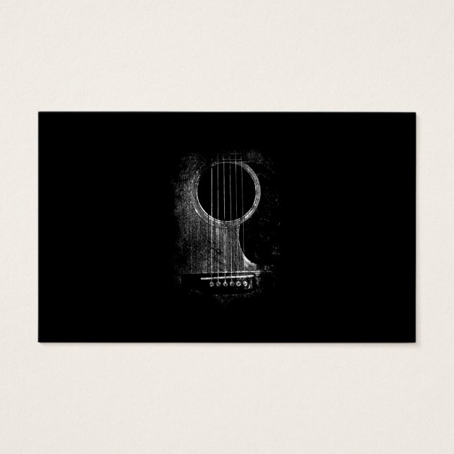 Jugador de guitarra acústica Six String Rock & Rol (Anverso)
