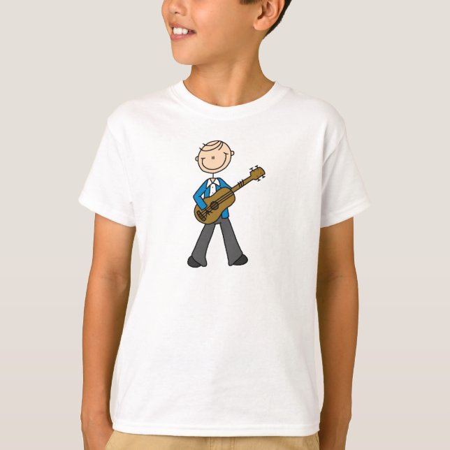 Jugador de guitarra Palo de la camiseta de la figu (Anverso)