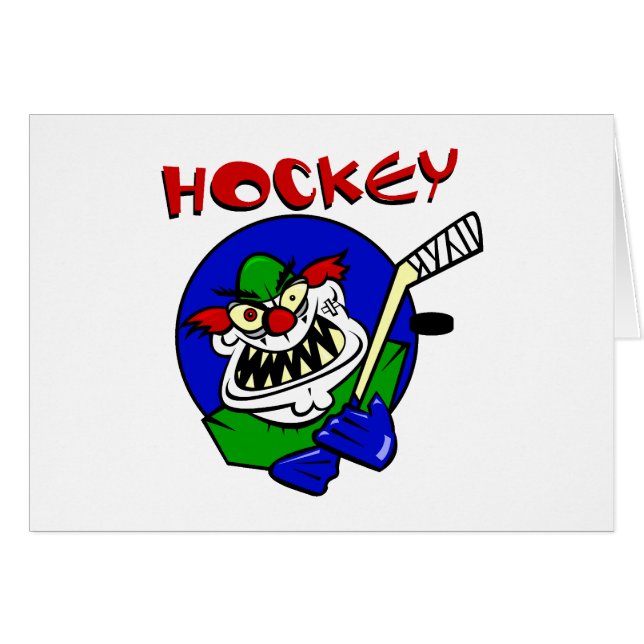 Jugador de hockey malvado (Anverso (Horizontal))