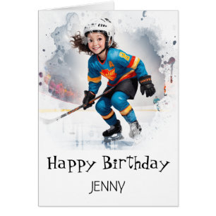 *~* Jugador de Hockey sobre Hielo AP94 9 Chica Cum