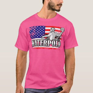 Jugador De Pabellón Norteamericano De Agua Polo Us