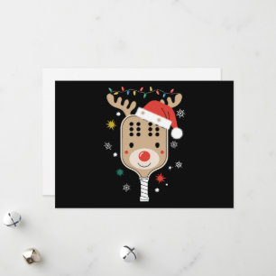 Jugador de Pickleball Navidad Reindeer Xmas 