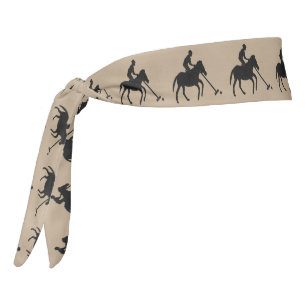 Jugador de polo en la silueta modelada