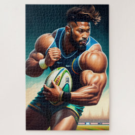 Jugador de rugby 1014 pieza Rompecabezas
