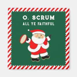 Jugador de rugby Stocking Stuffer imán