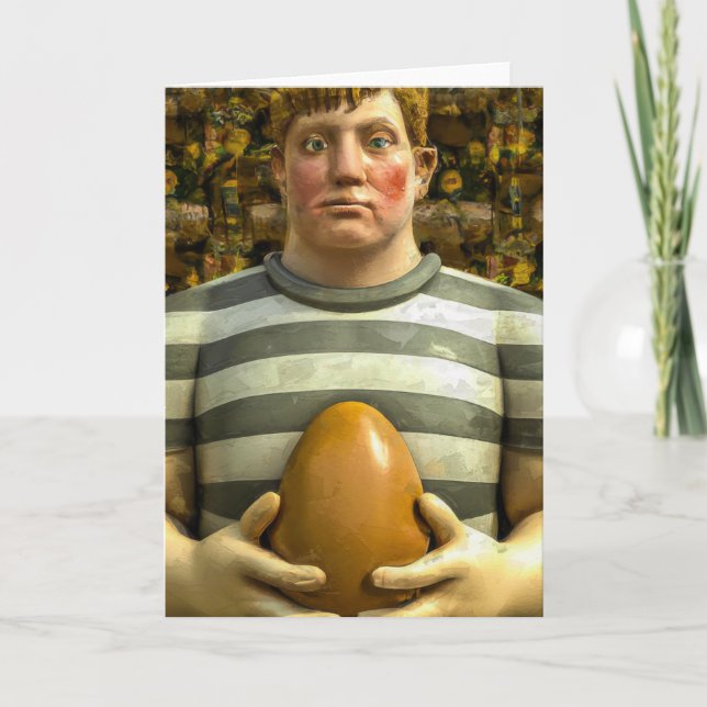 Jugador de rugby - Tarjeta de saludo de rugby (Anverso)
