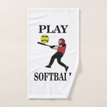 Jugador de Softbol Juega a Softball