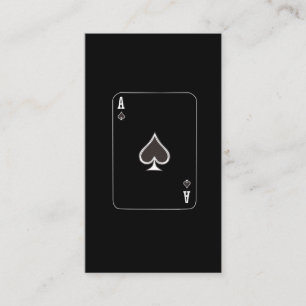Jugador de tarjetas de póquer As of Spades Hallow