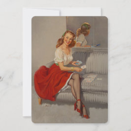 Jugador de tarjetas Gil Elvgren Retro Pin Up Chica
