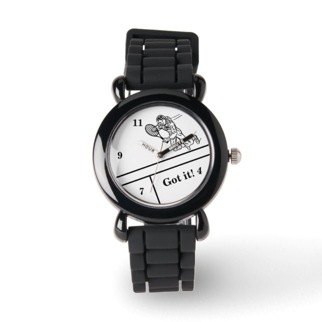 Jugador de tenis astronauta Spaceman con reloj de  (Anverso)