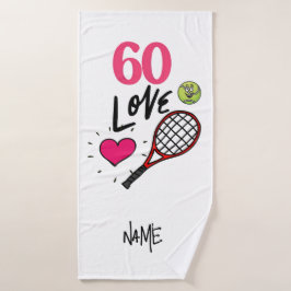 Jugador de tenis con AMOR