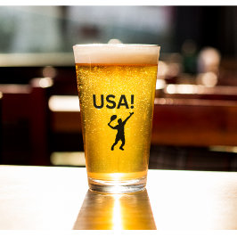 Jugador de tenis de EE.UU. usando el punto como bo