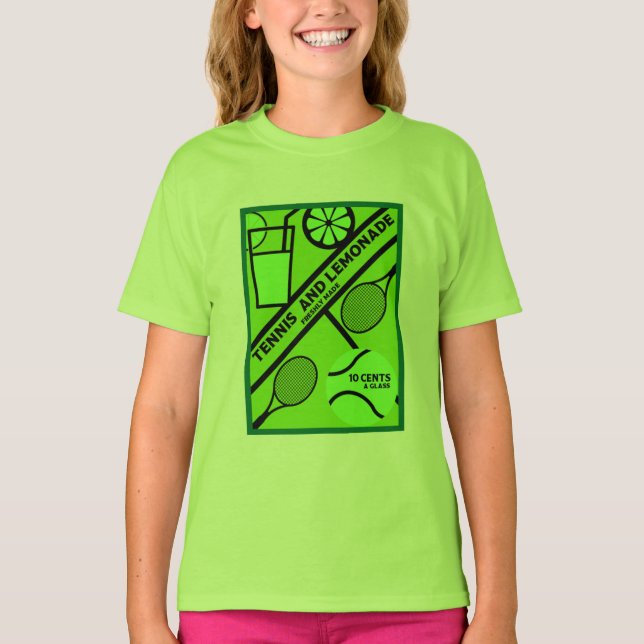 Jugador de tenis de hierba camiseta de arte gráfic (Anverso)