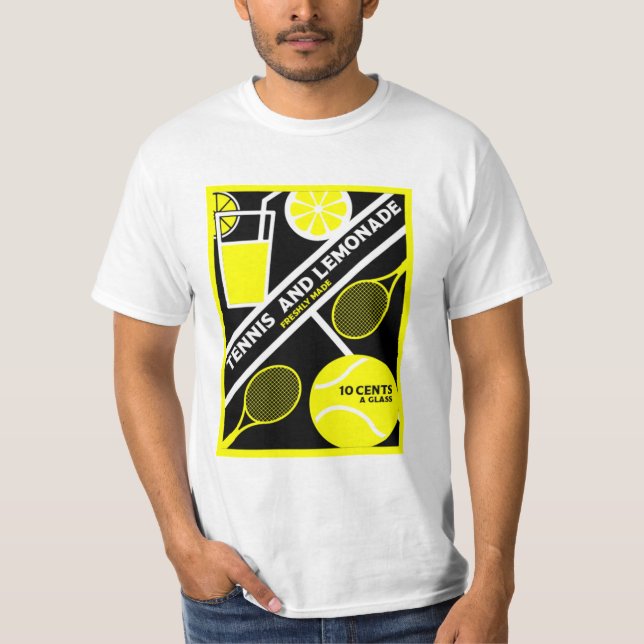 Jugador de tenis de hierba camiseta de arte gráfic (Anverso)