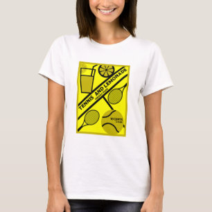 Jugador de tenis de hierba camiseta de arte gráfic