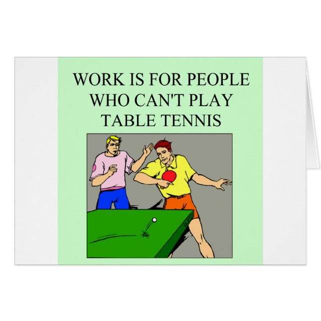 jugador de tenis de mesa (Anverso (Horizontal))