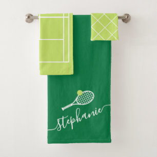 Jugador de tenis Diseño Verde Personalizado