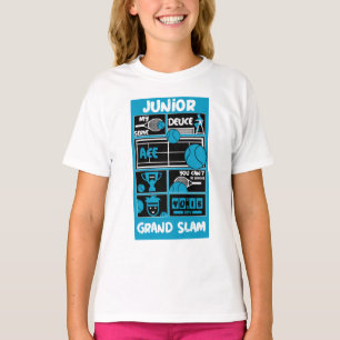 Jugador de tenis junior camiseta