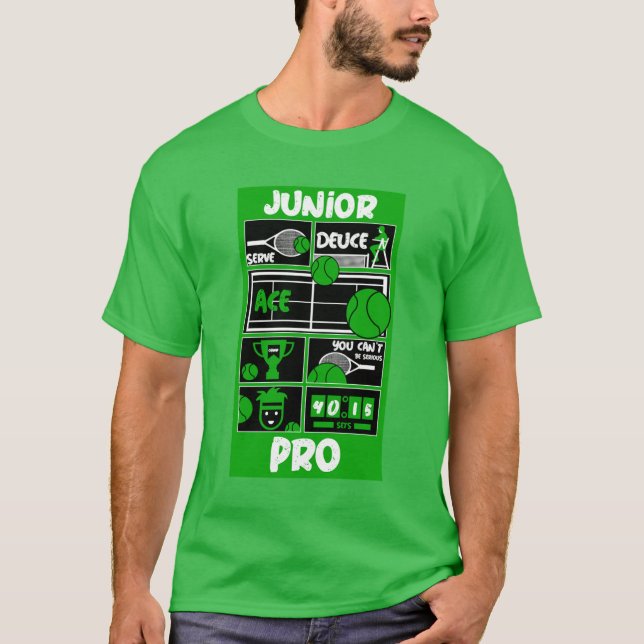 Jugador de tenis juvenil camiseta (Anverso)