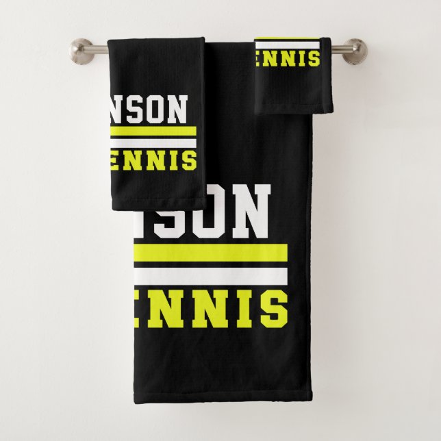 Jugador de tenis NOMBRE Ball Game Court Personaliz (In situ)