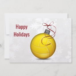 jugador de voleibol tarjetas de felicitación Holid