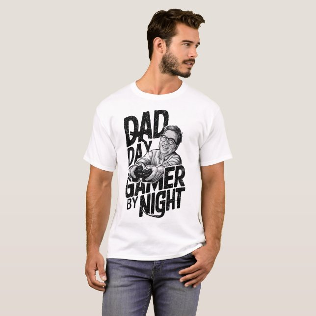 Jugador del Día del Papá Por Camisetas De Noche (Anverso completo)