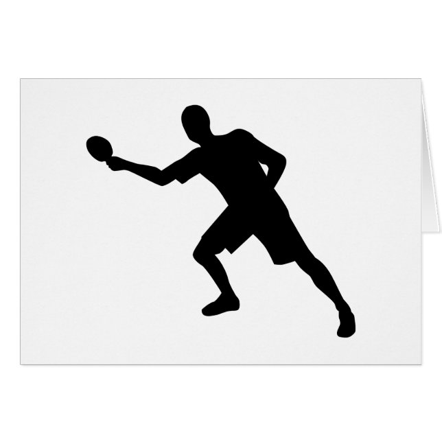Jugador del ping-pong (Anverso (Horizontal))