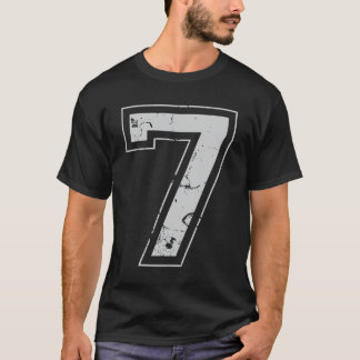 Jugador Deportivo de Jersey Gris Número 7