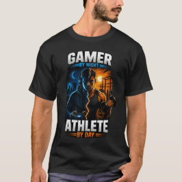 Jugador Nocturno Atleta Diurno: Camiseta Gimnasio 