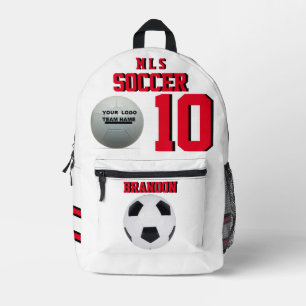 Jugador, número nombre equipo mochilas de fútbol B