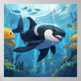 Jugador Poster de Pokemon Orca - Obra de arte impr