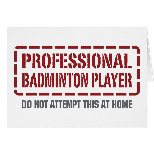 Jugador profesional del bádminton (Anverso (Horizontal))