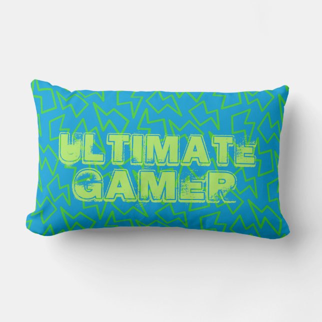 Jugador último - almohada lumbar de 13" x 21" (Anverso)