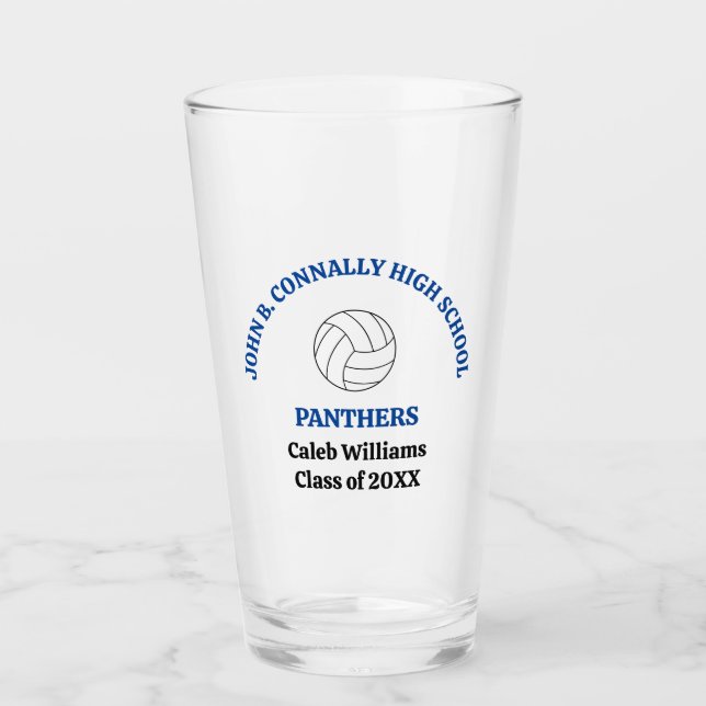 Jugadora de voleibol de instituto personalizada az (Anverso)