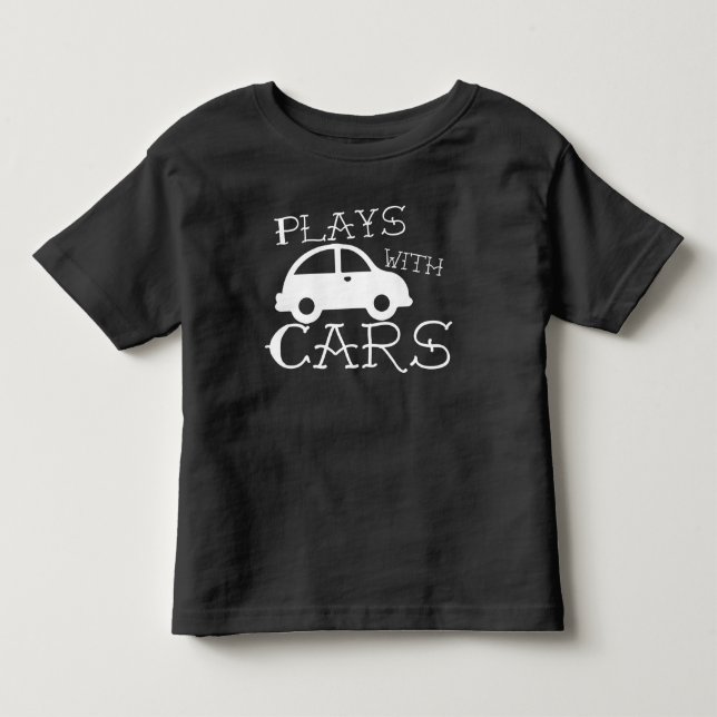 Jugadores con autos - Gran Camiseta de regalo del  (Anverso)