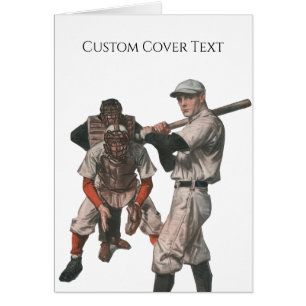 Jugadores de béisbol deportivos vintage