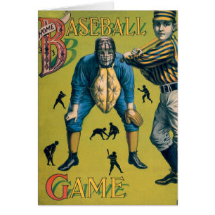 Jugadores de Béisbol Deportivos Vintage en el jueg