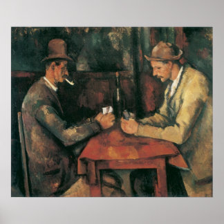 Jugadores de Cartas de Paul Cezanne, Arte Antiguo