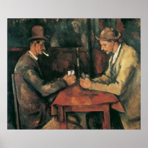 Jugadores de Cartas de Paul Cezanne, Arte Antiguo