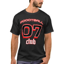 Jugadores de fútbol camiseta con camiseta 07