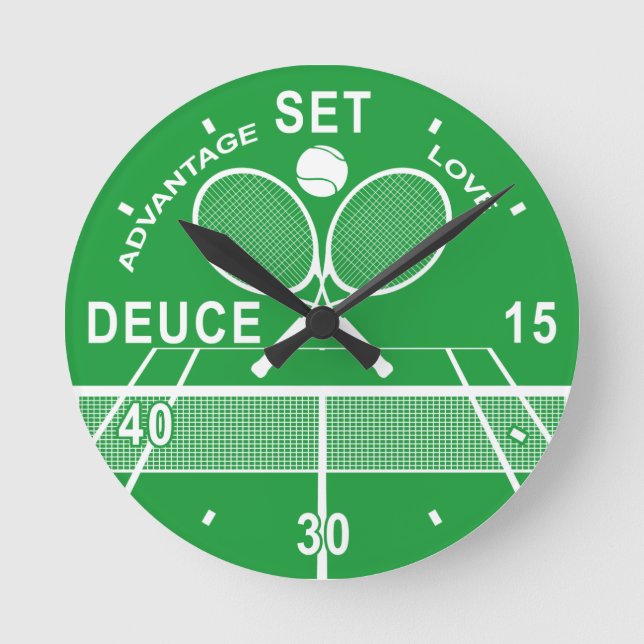 Jugadores De Tenis, Reloj De Tenis. (Anverso)