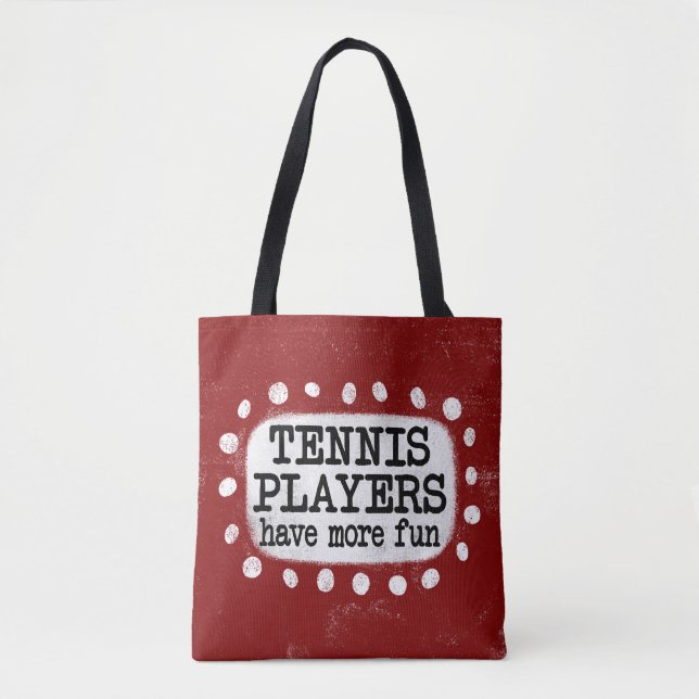 Jugadores de tenis se divierten más con la bolsa (Anverso)