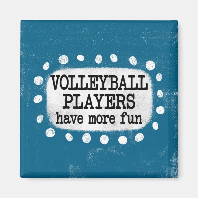 Jugadores De Voleibol Tienen Más Imán Divertido (Frente)